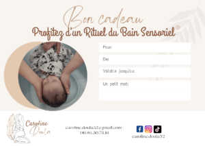 bon cadeau rituel bain sensoriel