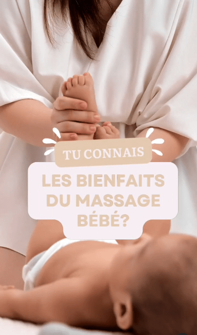 les bienfaits du massage bébé