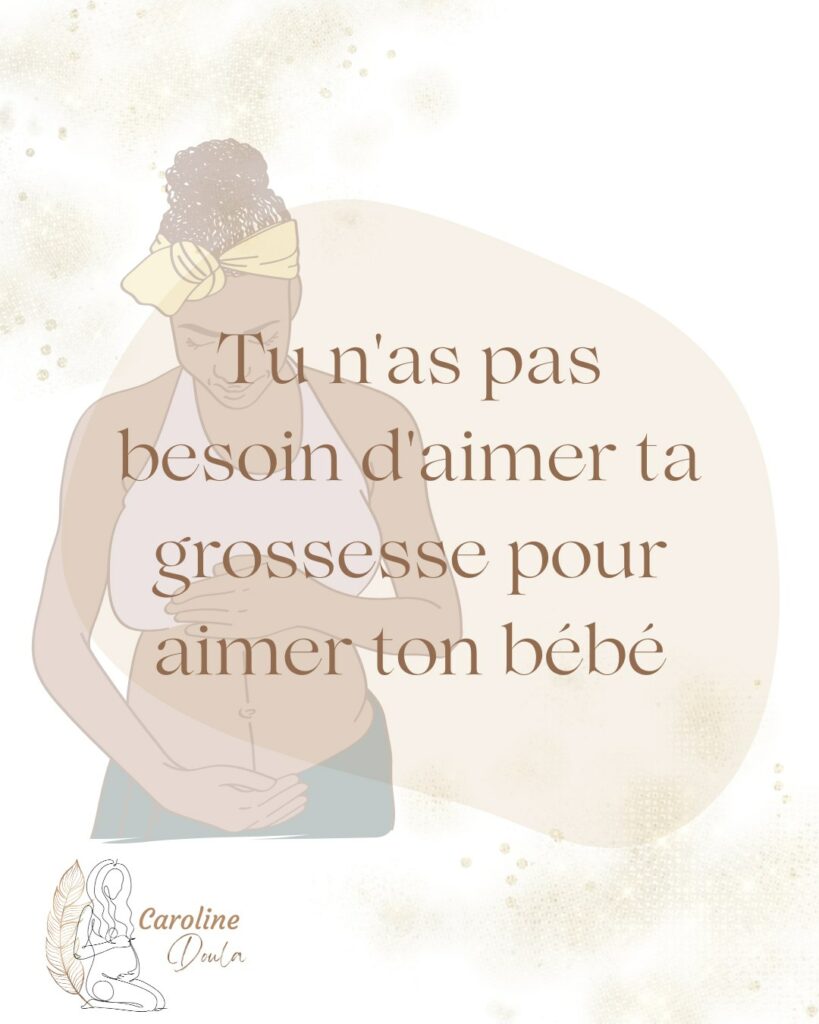 Ne pas aimer sa grossesse est différent de ne pas aimer son bébé