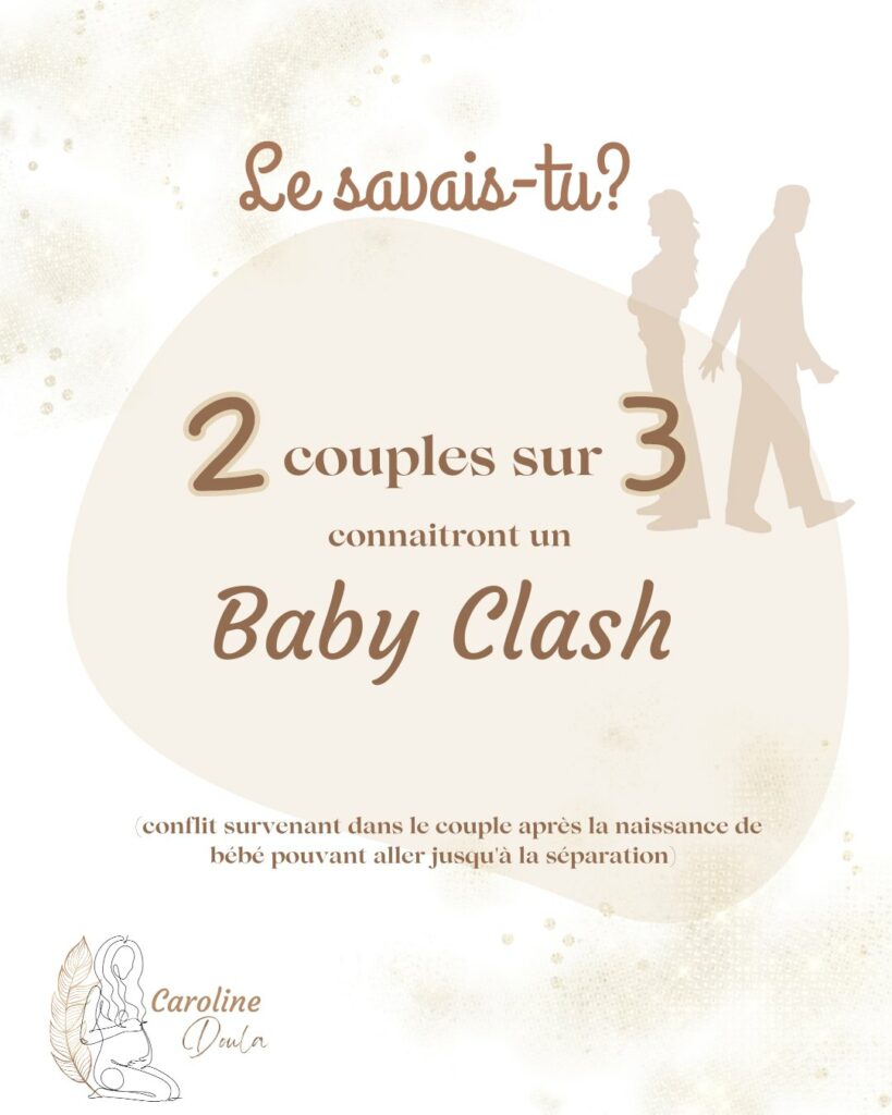 2 couples sur 3 connaîtront le baby clash